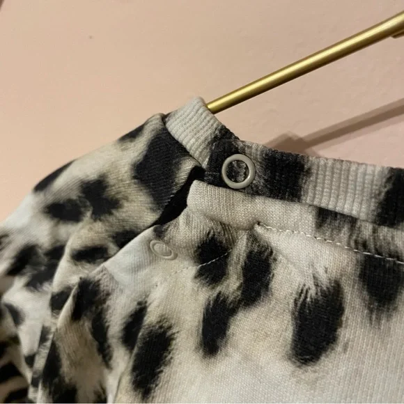 MOLO Sweatshirt & Sweatpants Sweat suit Snow Leopard Size 12 months 80cm - Picture 5 of 6